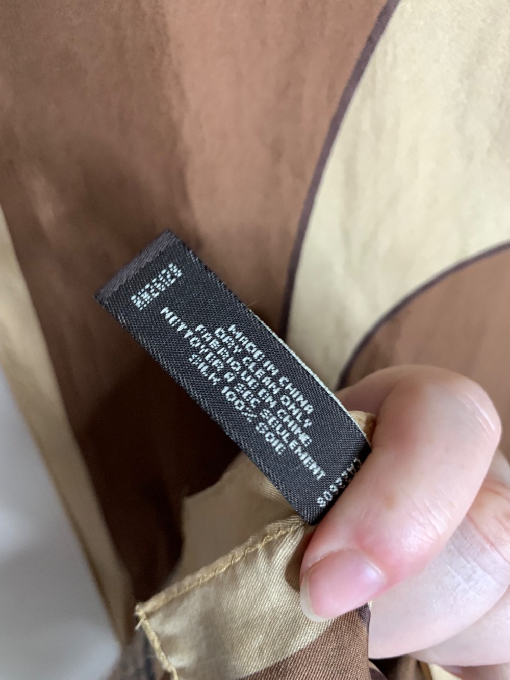 Coach 100% Silk Scarf - Picture 8 of 10